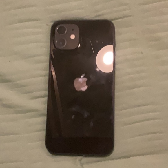 Apple Black iPhone with Dual Camera and Glossy Finish